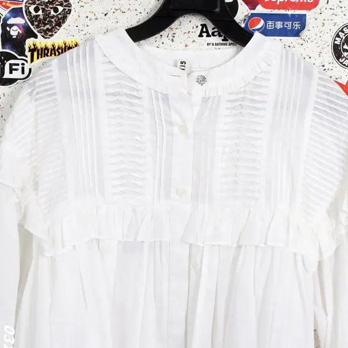 [BUNJANG] Zara Frill Mix Blouse Women&