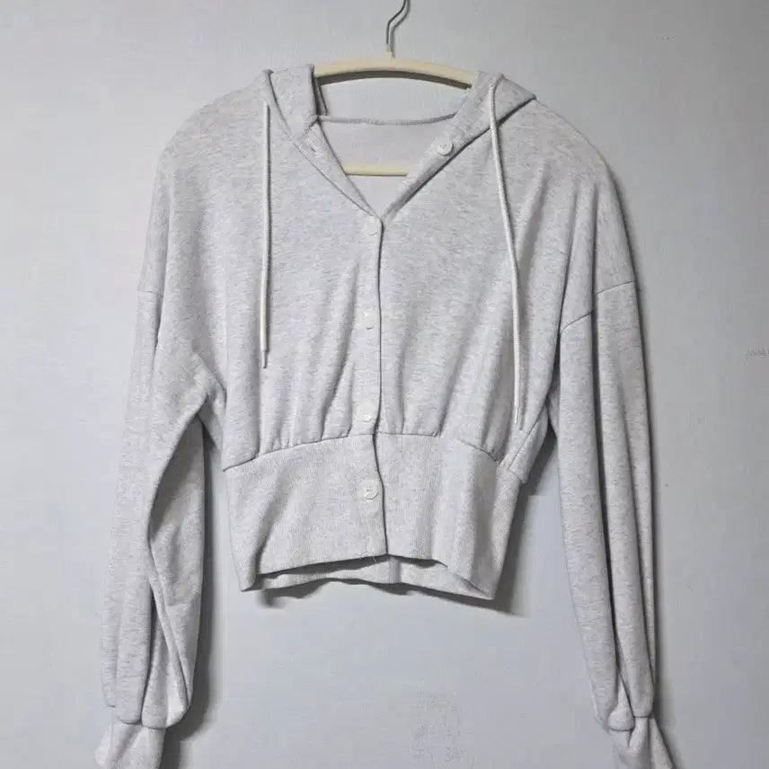 [BUNJANG] A-bly Oversized Hooded Button Cardigan / 아방핏 버튼단추 후드가디건