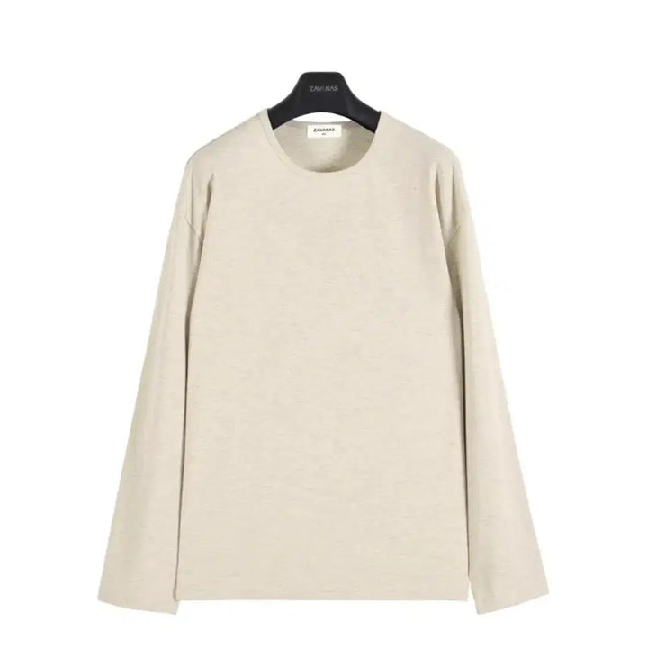 [BUNJANG] JABANAS Essential Pima Cotton Long Sleeve Oatmeal L / 자바나스 에센셜 피마스판 롱슬리브 오트밀 L