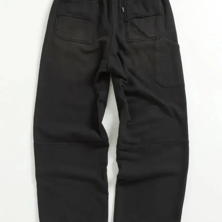 [BUNJANG] Hatching Room Vtg Double Knee Sweat Pants - Washed Black / 해칭룸 Vtg Double Knee Sweat Pants - 블랙 2