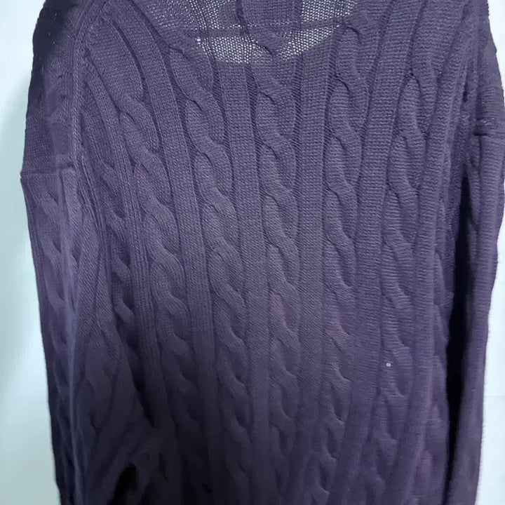 [BUNJANG] Polo Ralph Lauren Cable Knit Sweater / 폴로 랄프로렌 케이블니트 네이비 XL