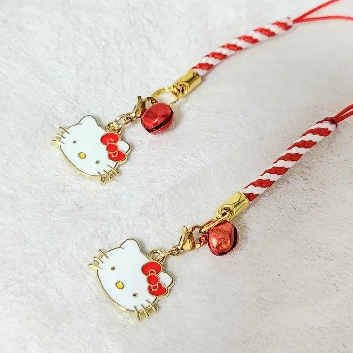 [BUNJANG] Metal Hello Kitty Keyring Strap / 키티키링