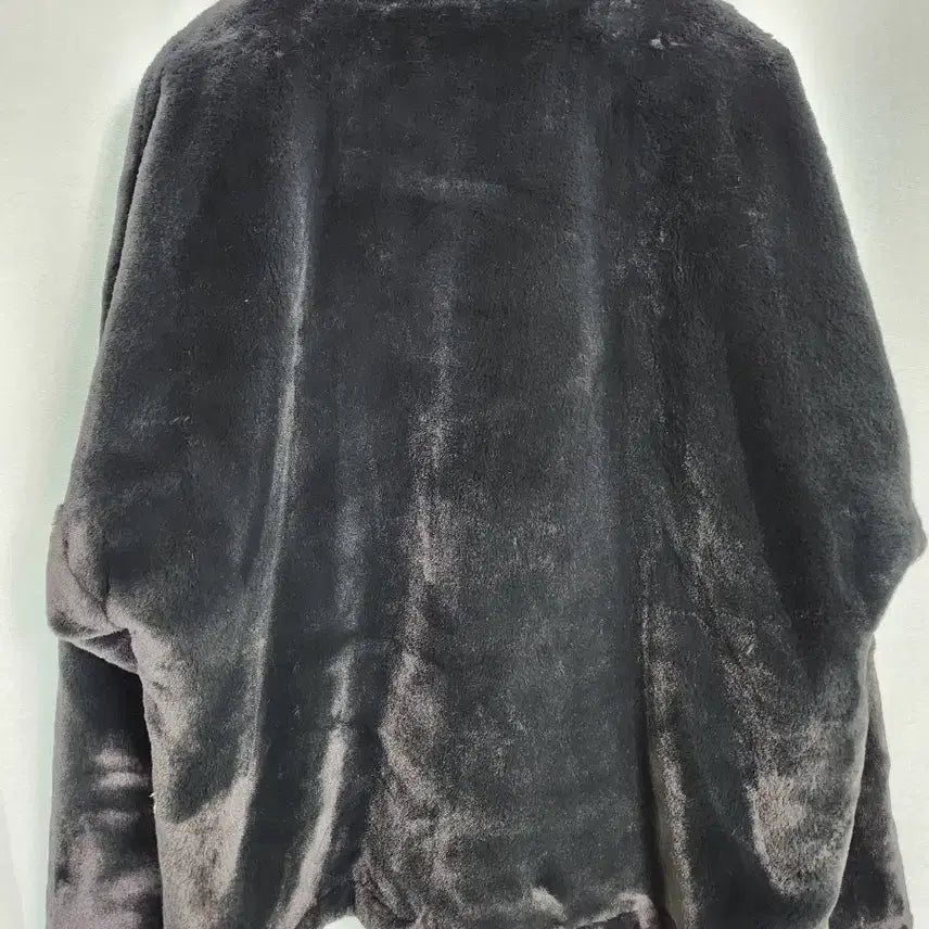 [BUNJANG] Adidas Big Trefoil Faux Fur Jacket Black / [ KR XL ] 아디다스 빅트레포일 퍼 자켓 블랙 HC0323
