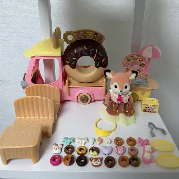 [BUNJANG] Sylvanian Families Donut Shop Set / 실바니안 도넛세트