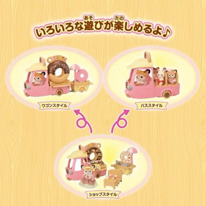 [BUNJANG] Sylvanian Families Donut Shop Set / 실바니안 도넛세트