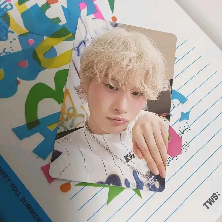 [BUNJANG] TWS Kyungmin Photocard / 투어스 내가 S면 넌 나의 N이 되어줘 / 금발 경민 포카