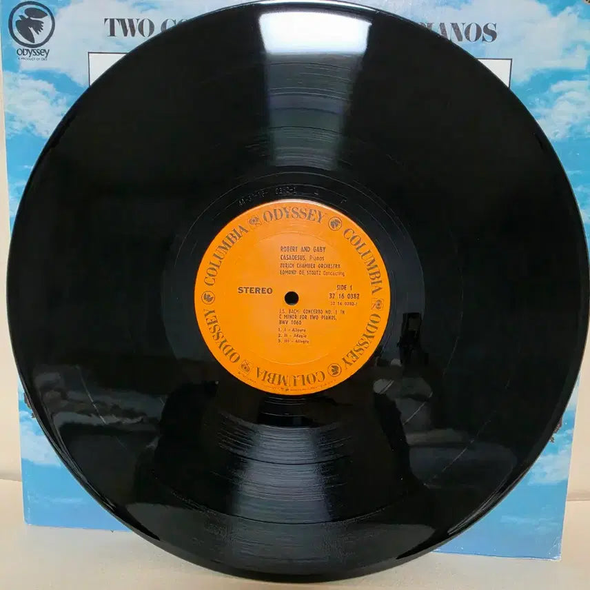 [BUNJANG] Bach: Two Concertos for Two Pianos, BWV 1060 &amp; 1061 - Robert and Gaby Casadesus - Columbia Odyssey LP / 바흐:두 대의 피아노를 위한 협주곡/로베르&amp;가비 카사드쉬 클래식 LP
