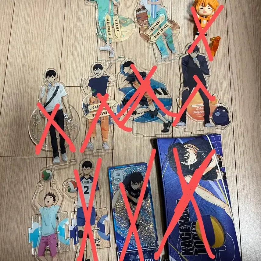 [BUNJANG] Haikyu Oikawa Tooru &amp; Iwaizumi Acrylic Stand Bundle Set / 하이큐 오이카와 토오루, 이와 이즈미 아크릴 스탠드 일괄