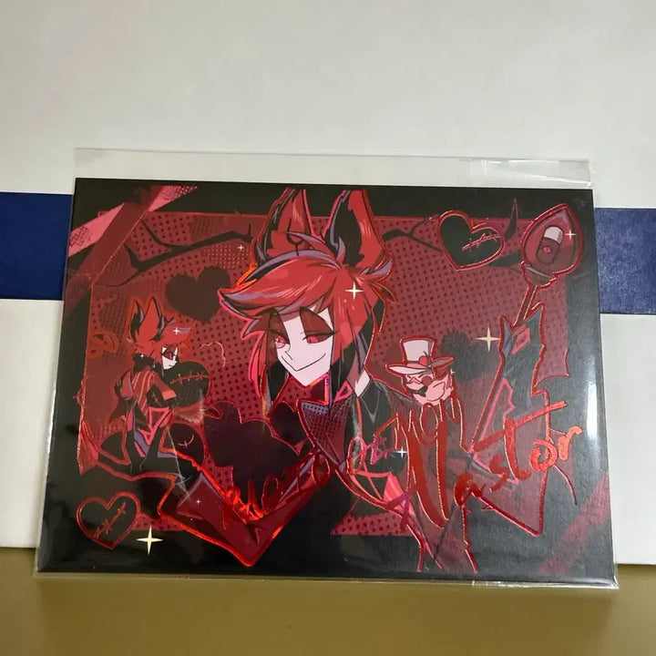 [BUNJANG] Hazbin Hotel Alastor Postcard / 해즈빈 호텔 알래스터 비공식 엽서 판매합니다.