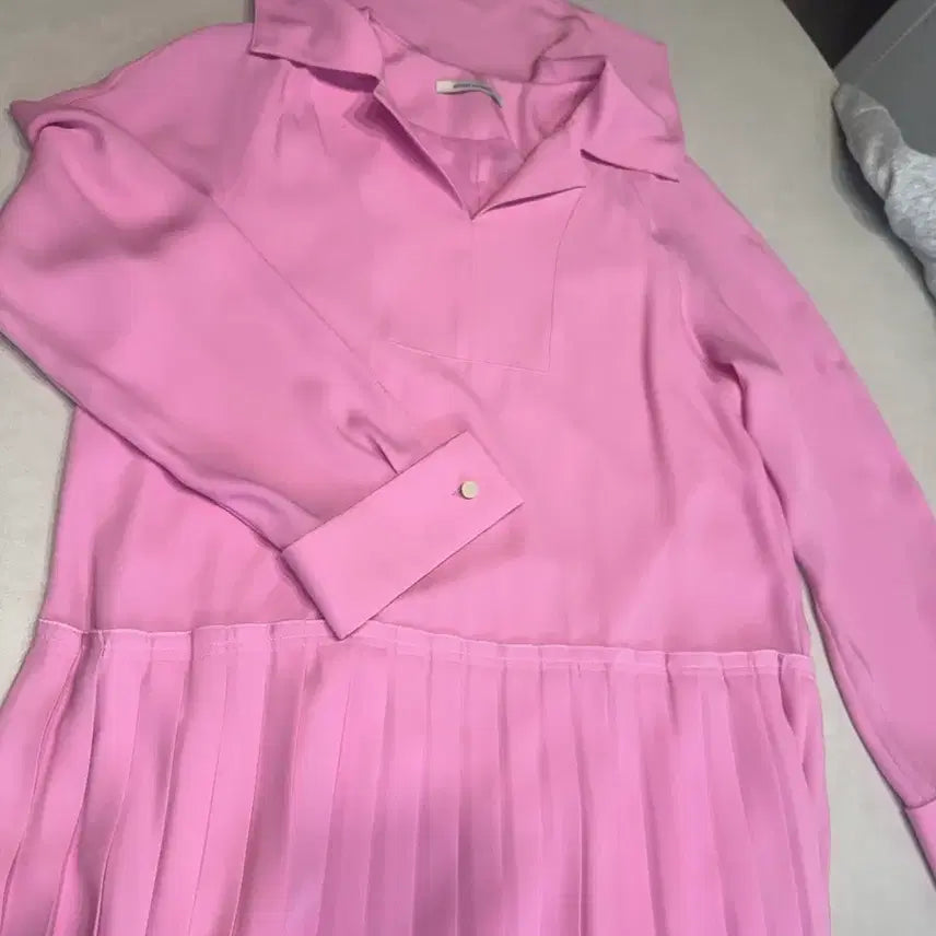 [BUNJANG] Be muse mansion Pink Long Dress / 비뮤즈맨션 원피스