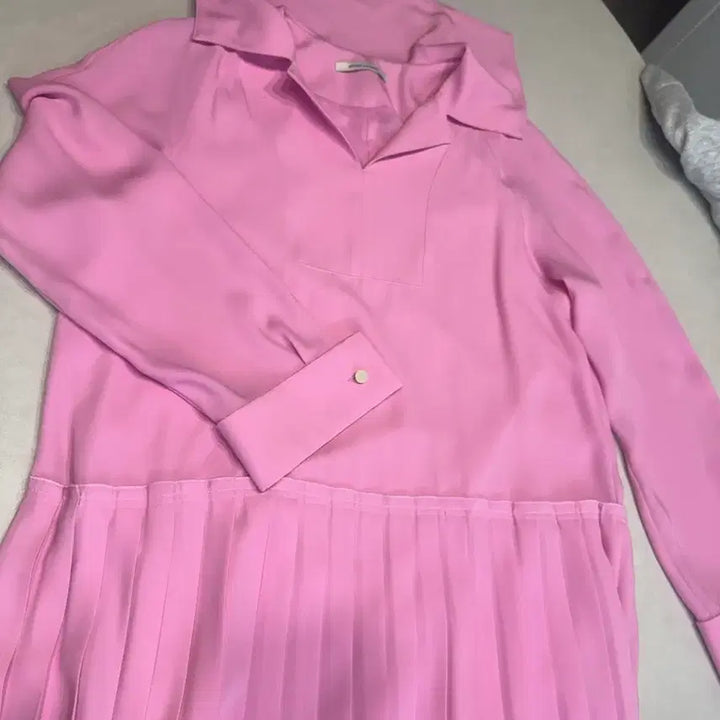 [BUNJANG] Be muse mansion Pink Long Dress / 비뮤즈맨션 원피스