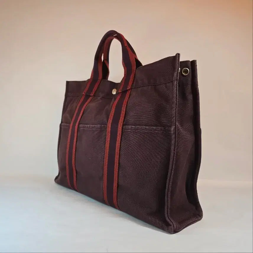 [BUNJANG] Hermès Fruito MM Red Burgundy Tote Bag / 에르메스 후루토 MM 레드 버건디 24107