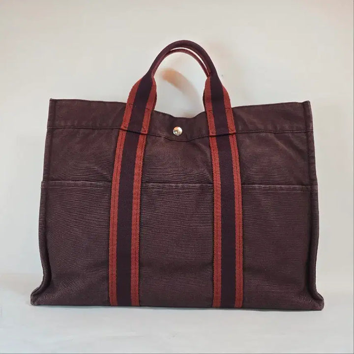 [BUNJANG] Hermès Fruito MM Red Burgundy Tote Bag / 에르메스 후루토 MM 레드 버건디 24107