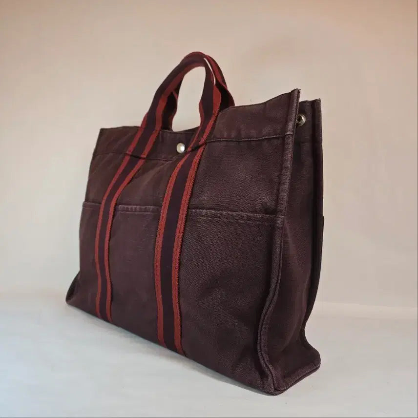 [BUNJANG] Hermès Fruito MM Red Burgundy Tote Bag / 에르메스 후루토 MM 레드 버건디 24107