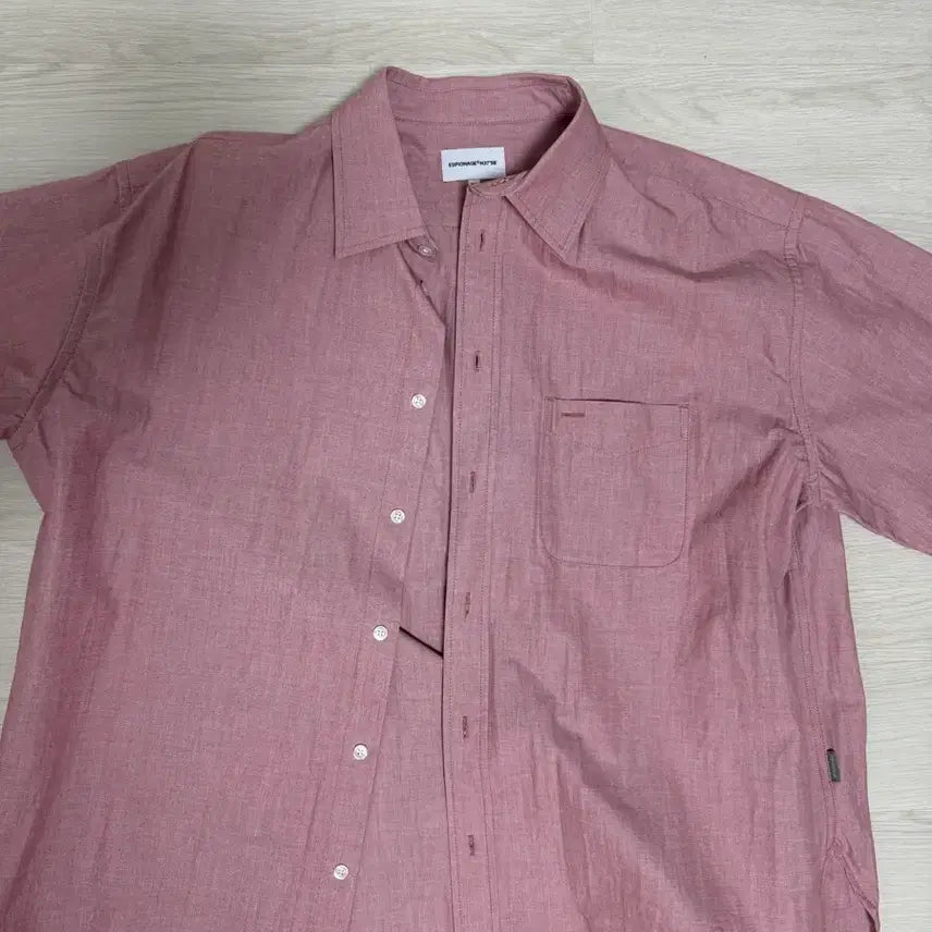 [BUNJANG] Espionage JPN Fabric Short Sleeve Shirt / 에스피오나지 [JPN Fabric] 반팔 셔츠
