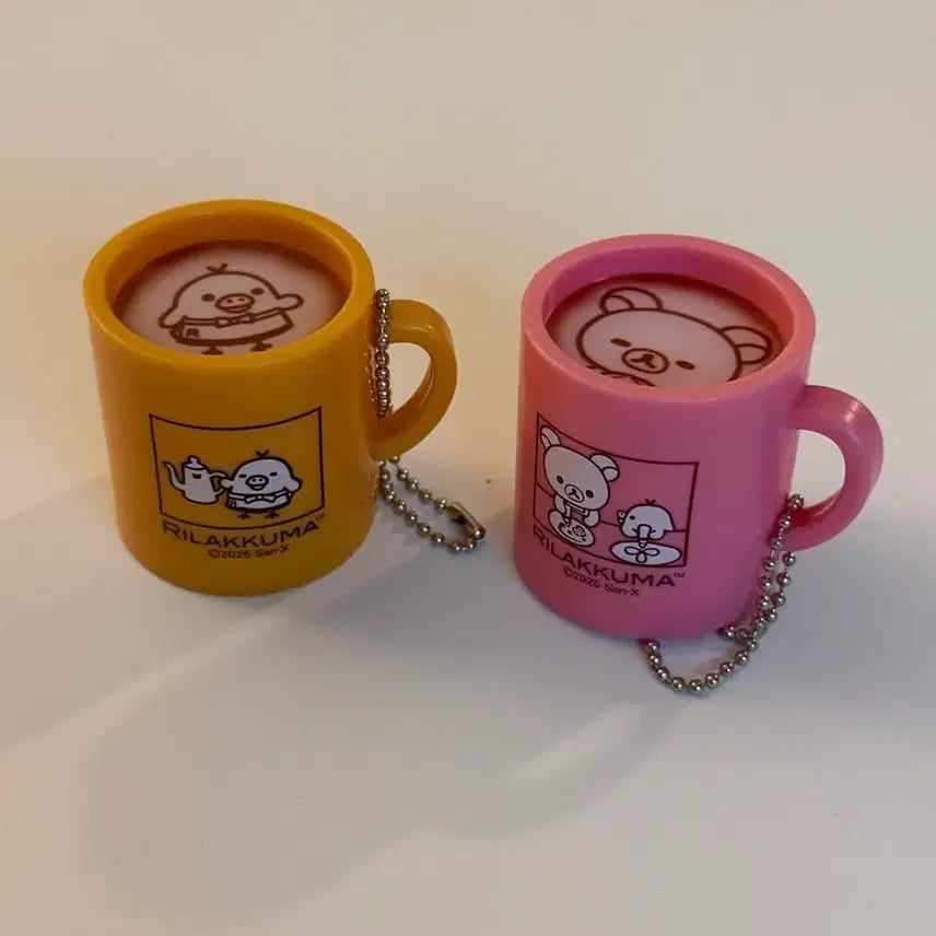 [BUNJANG] Rilakkuma Cup Keychain Bundle / 리락쿠마 컵모양 키링 일괄