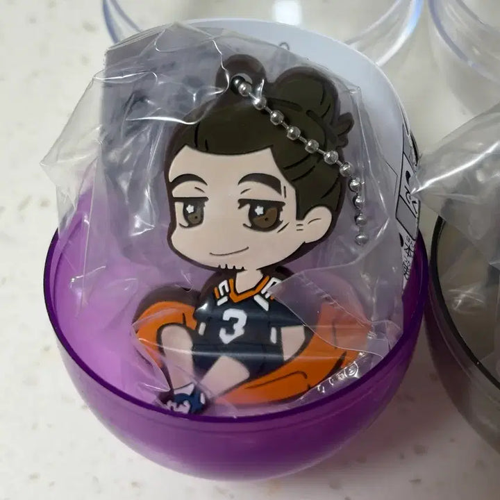 [BUNJANG] Haikyuu Daichi Asahi Rubber Keyring Bundle Set / (일괄)하이큐 키링 다이치 아사히
