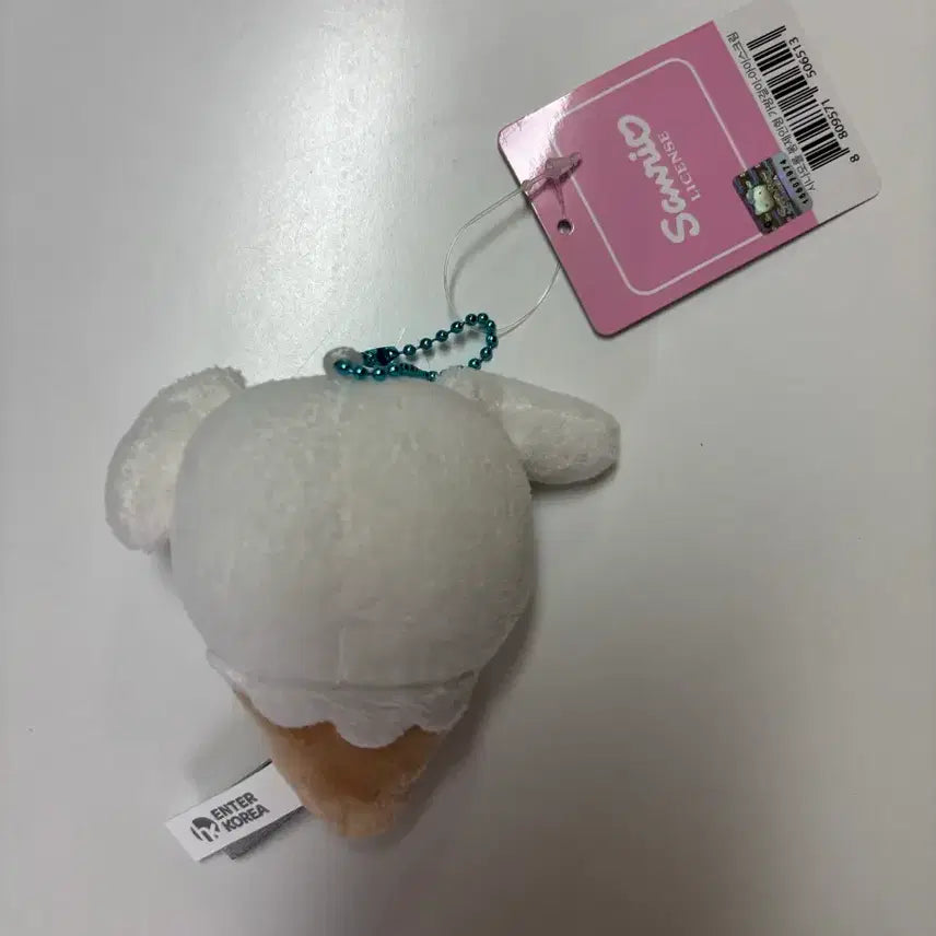 [BUNJANG] Sanrio Cinnamoroll Ice Cream Plush Keychain / 산리오 시나모롤 아이스크림 인형 키링