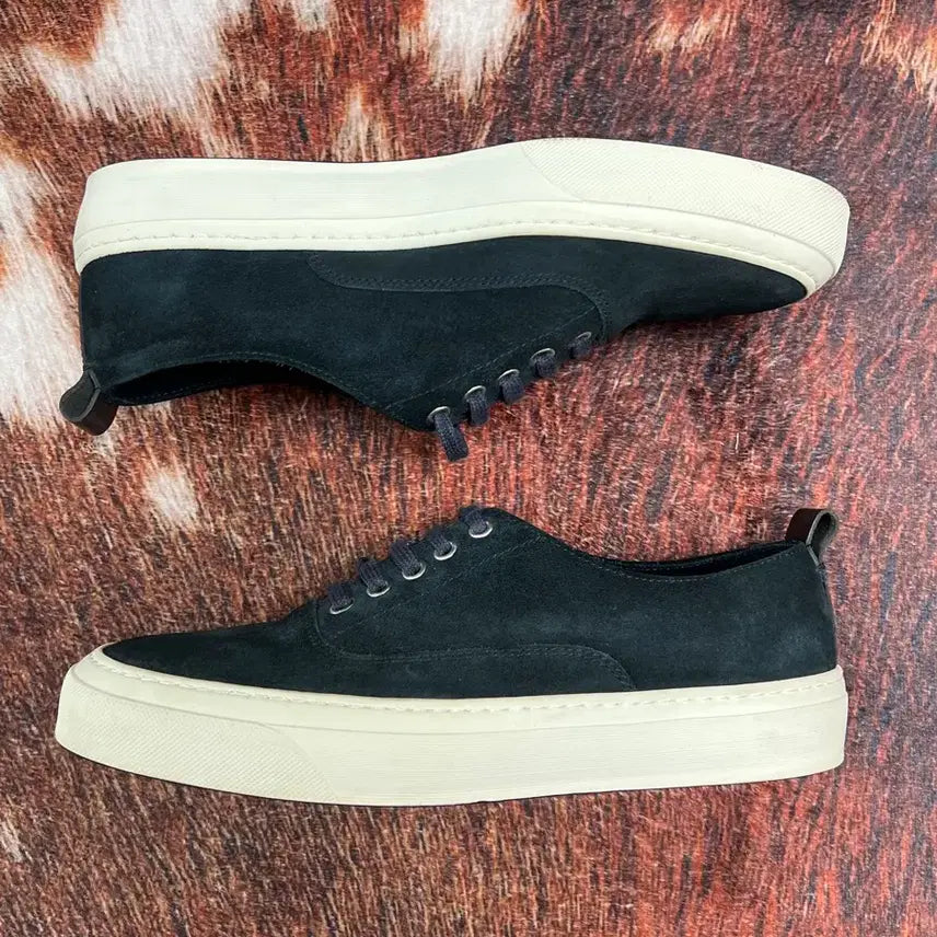 [BUNJANG] Officina Slowear Black Suede Sneakers / [40] 오피치나 슬로웨어 블랙 스웨이드 스니커즈