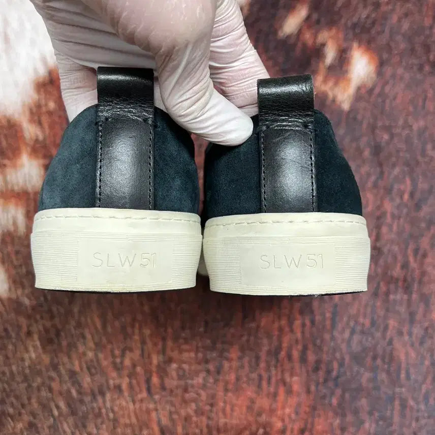 [BUNJANG] Officina Slowear Black Suede Sneakers / [40] 오피치나 슬로웨어 블랙 스웨이드 스니커즈