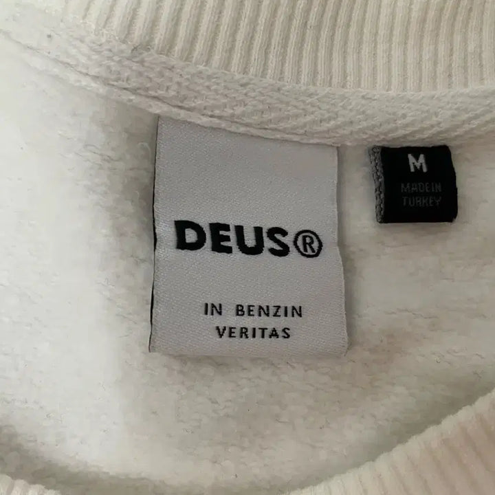 [BUNJANG] DEUS MTM Sweatshirt White M / DEUS 데우스 맨투맨 화이트 M