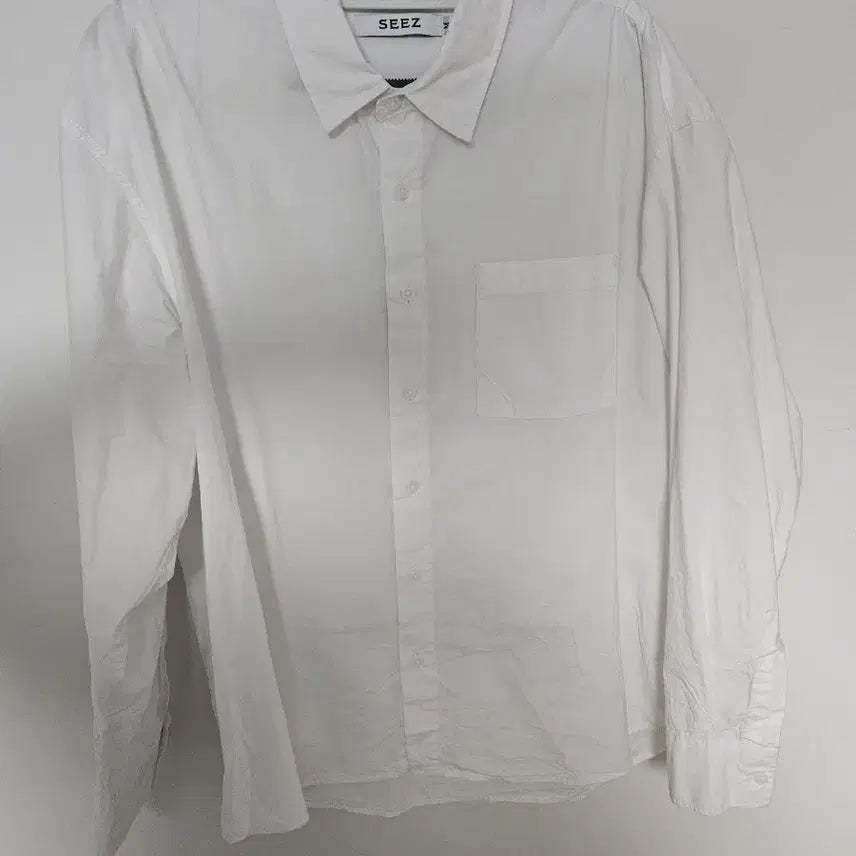 [SOLD OUT] 로템버 세미크롭 코튼 셔츠 화이트