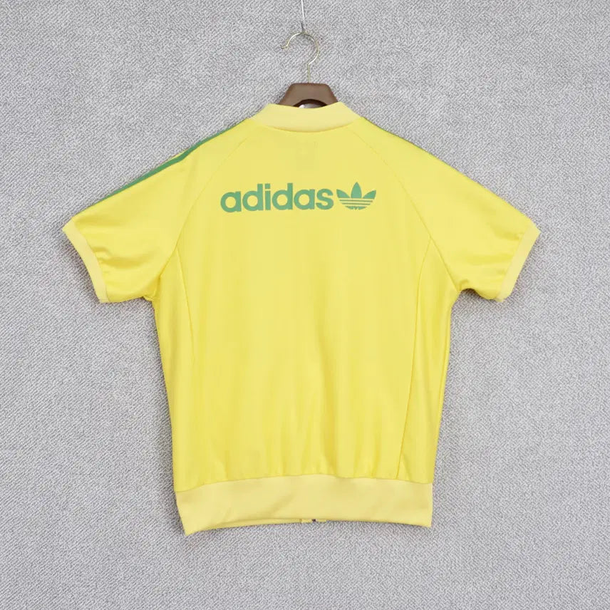 [BUNJANG] Adidas Unisex 00s Short Sleeve Jersey Jacket 100 / 아디다스 공용 00s 반팔 져지 자켓 100size
