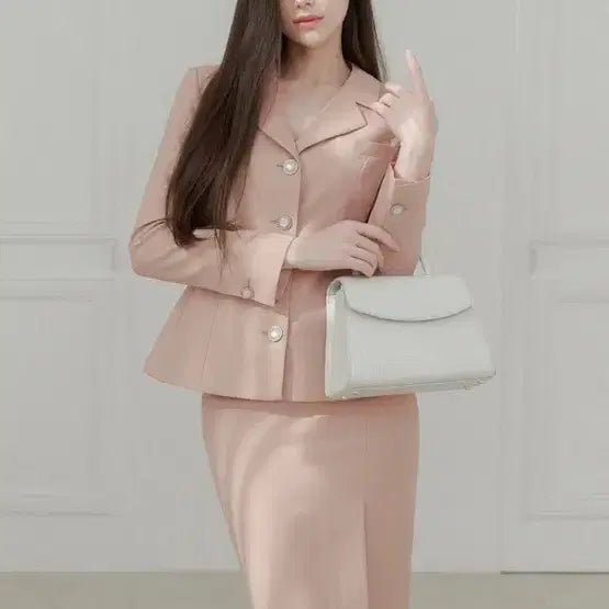 [BUNJANG] Grace Yu Lisa Skirt (Pink/Black, M) / 새상품) 그레이스유 리사 lisa 스커트 핑크, 블랙 M