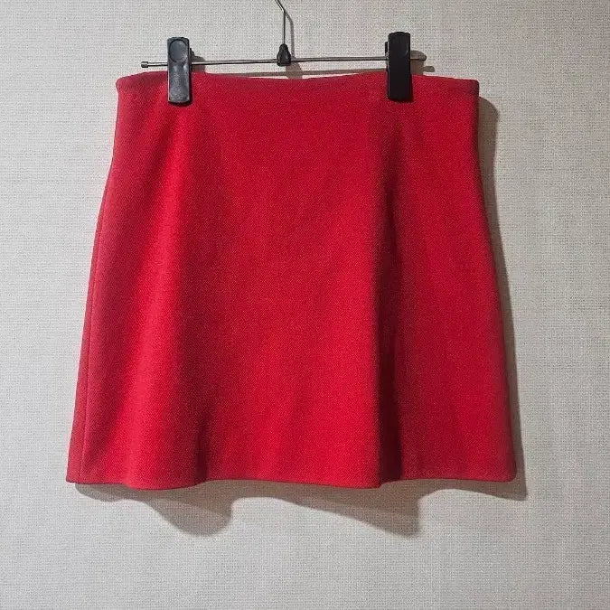 [BUNJANG] VIVAWOMAN Red Wrap Mini Skirt / 랩 레드 미니 스커트