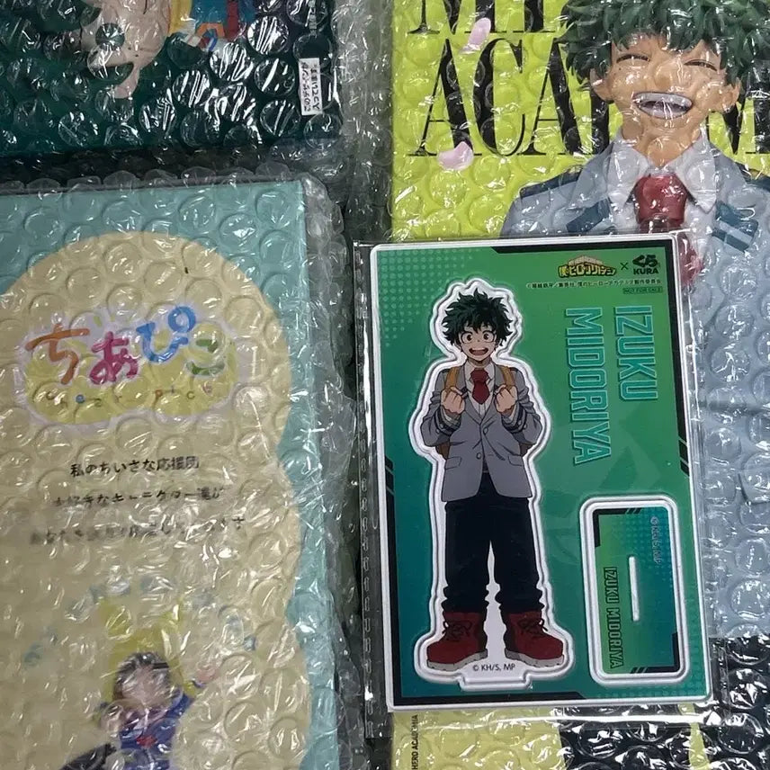 [BUNJANG] My Hero Academia Midoriya Bundle Set / 히로아카 이어지는 마음 a상+f상+치아피코+아크릴 미도리야 일괄