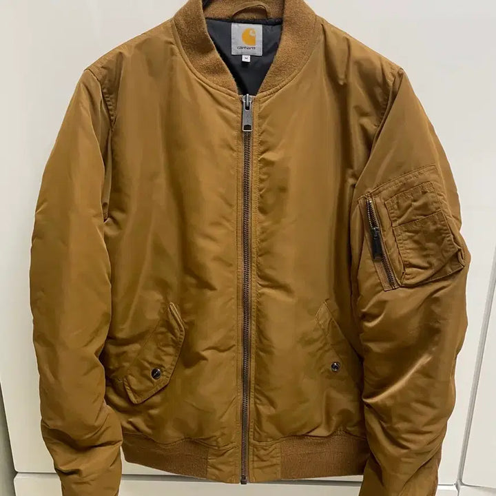 [BUNJANG] Carhartt WIP Ashton MA-1 Bomber Jacket Brown (Fits L) / 칼하트 wip 애쉬튼 MA-1 봄버 자켓 브라운 M (오버핏L)