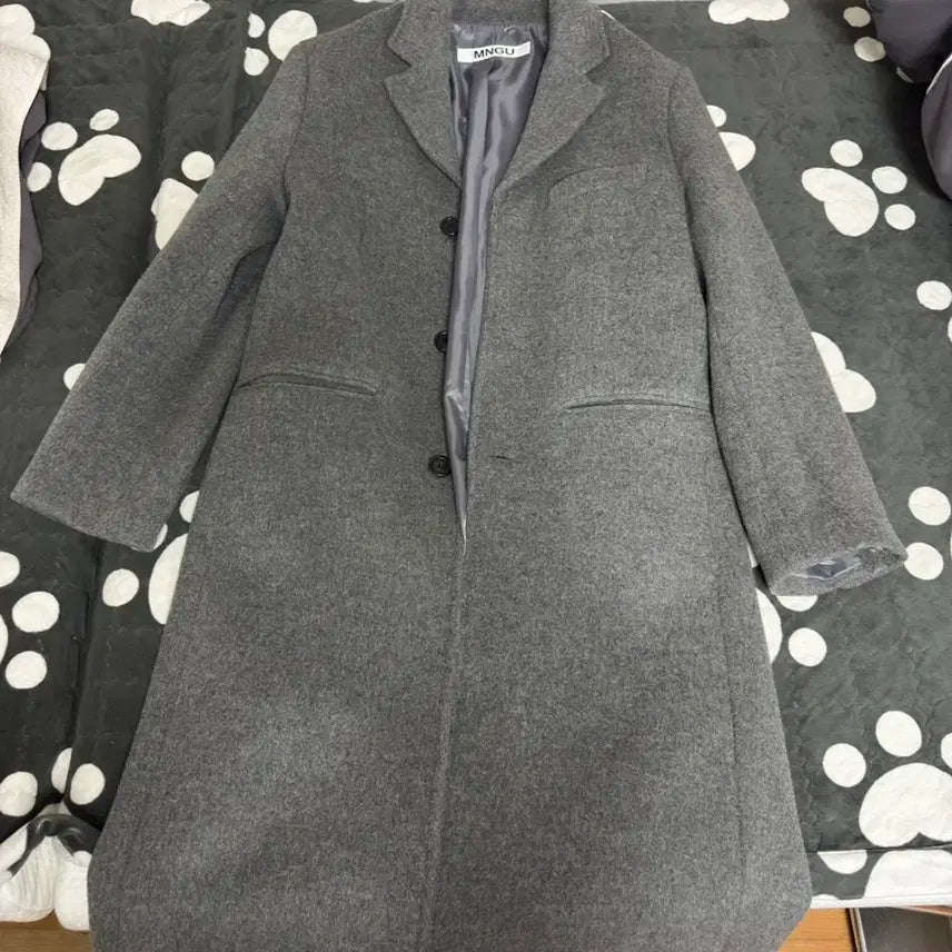 [SOLD OUT] mngu 체스터필드 그레이 코트 M