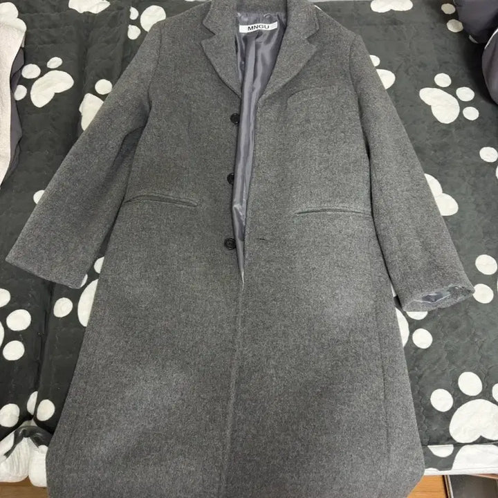 [SOLD OUT] mngu 체스터필드 그레이 코트 M