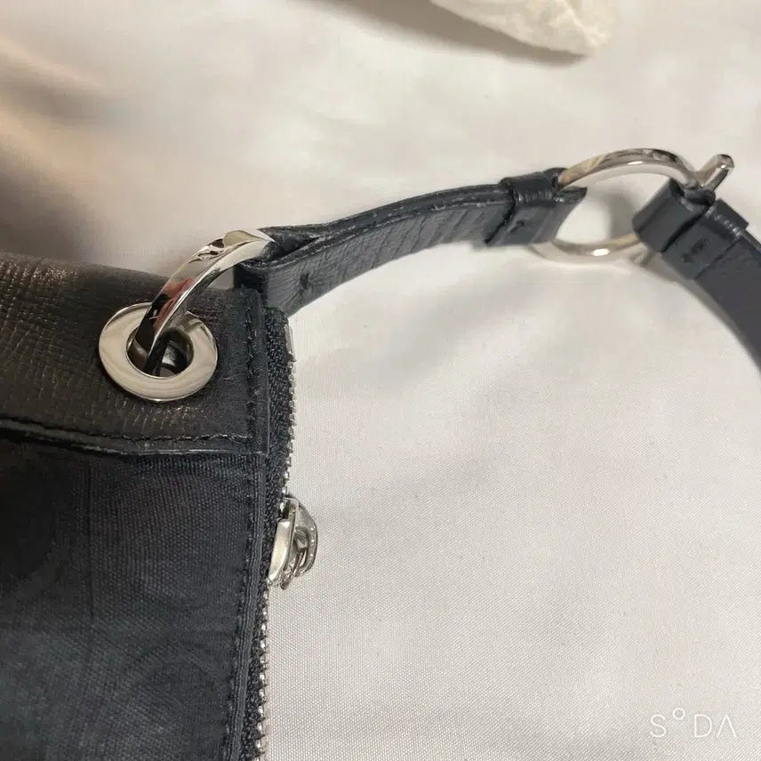 [SOLD OUT] 페라가모 블랙 간치니 숄더백