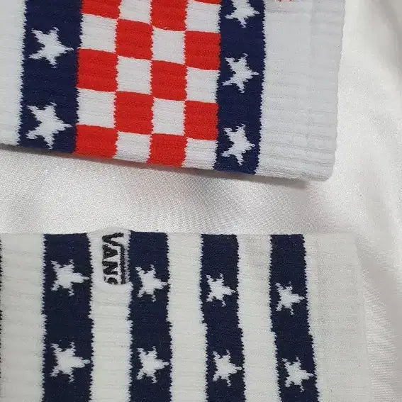 [BUNJANG] Vans Stripe Check Star Socks / 개당가격이예요~화이트 레드 네이비 반스 스트라이프 체크 스타 별 양말
