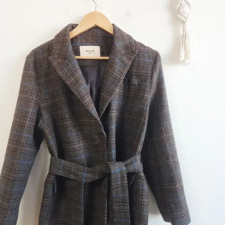 [SOLD OUT] 아뜰리에나인 하프코트 벨트 자켓