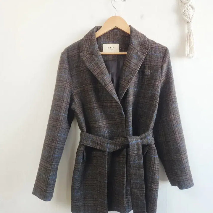 [SOLD OUT] 아뜰리에나인 하프코트 벨트 자켓