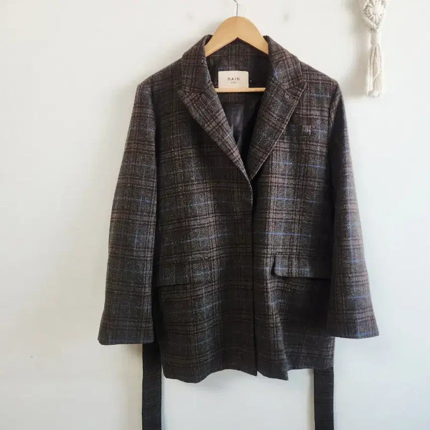 [SOLD OUT] 아뜰리에나인 하프코트 벨트 자켓
