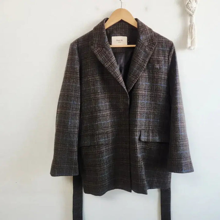 [SOLD OUT] 아뜰리에나인 하프코트 벨트 자켓