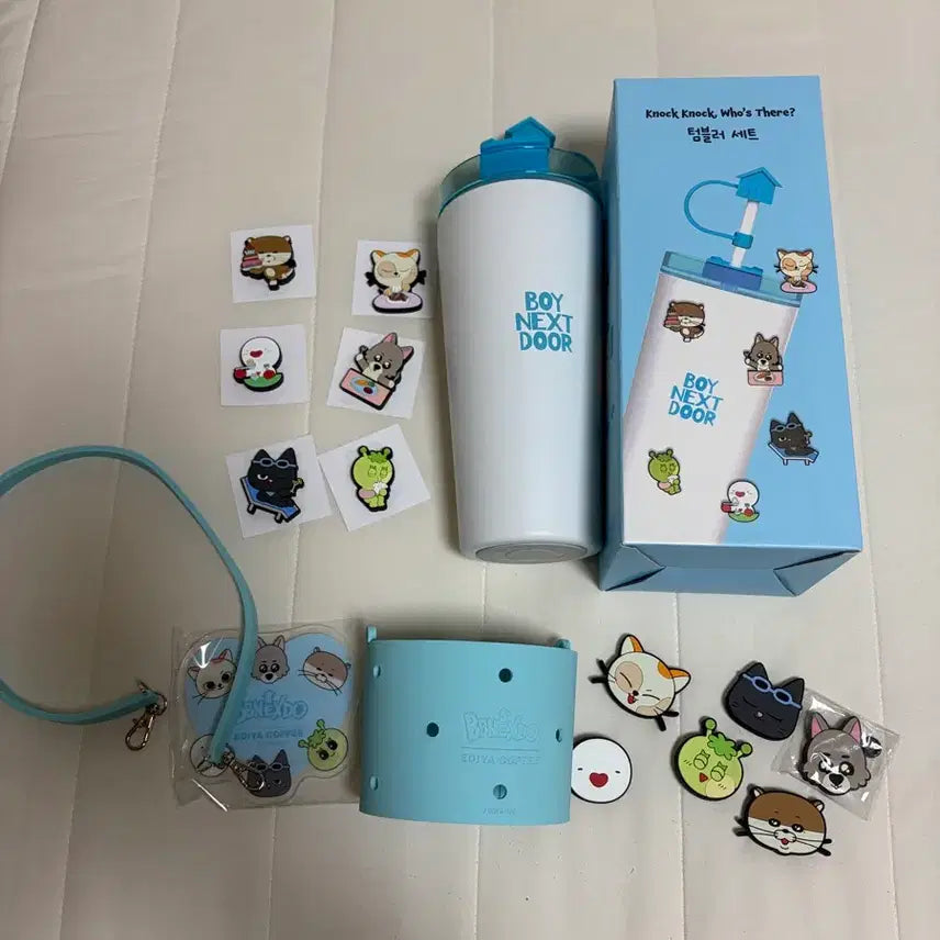 [BUNJANG] BOYNEXTDOOR Tumbler &amp; Sleeve Set / 탈덕처분 보이넥스트도어 텀블러&amp;슬리브 세트