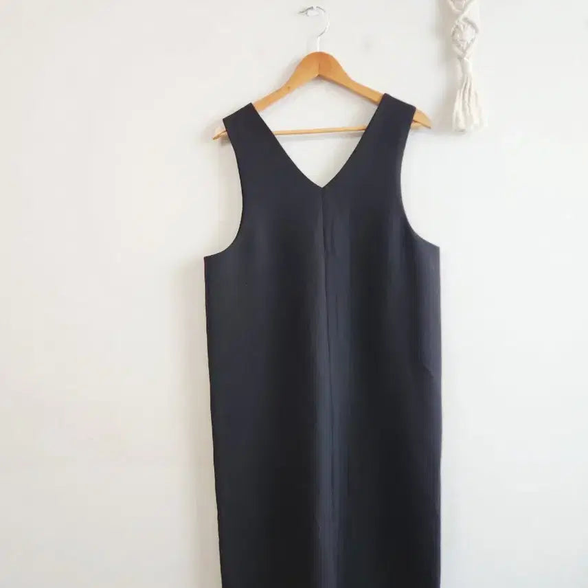 [BUNJANG] Daily Look V-Neck Layered Loose Fit Dress / 데일리룩 V넥 레이어드 루즈핏 원피스 M