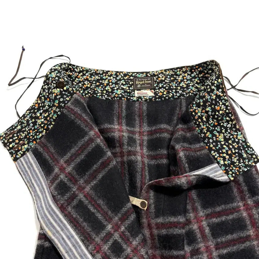 [BUNJANG] Royal Jean Vintage Checked Wool Skirt / 빈티지 로열 진 체크 울 스커트