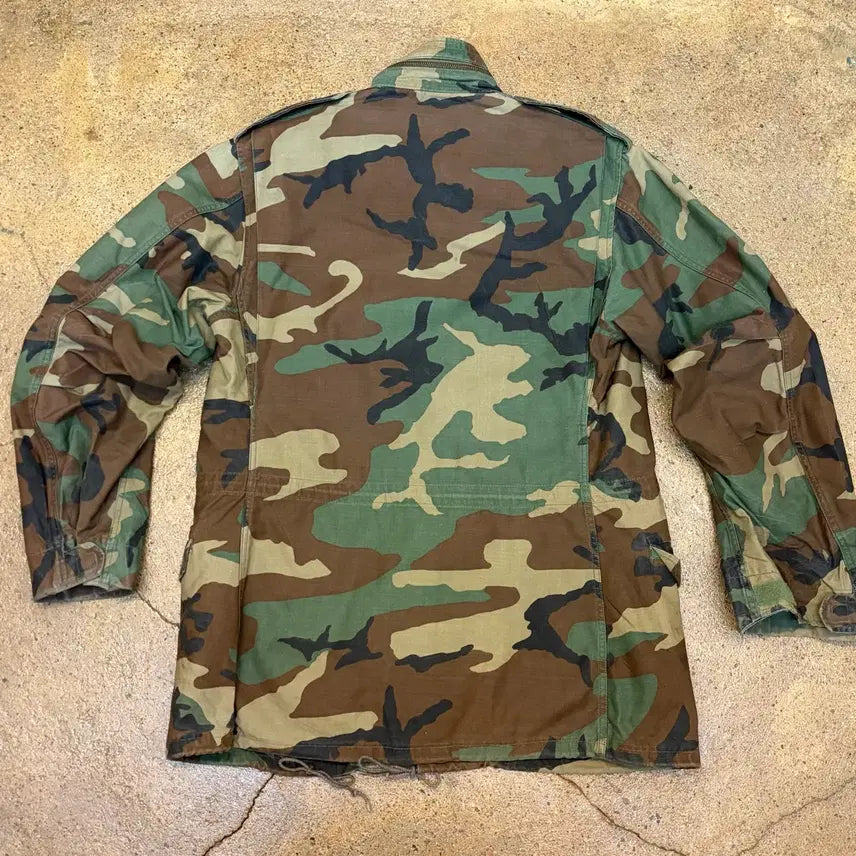 [BUNJANG] Vintage M65 Woodland Camo Field Jacket / 90s 미국 빈티지 밀리터리 우드랜드 M65 필드자켓 야상자켓