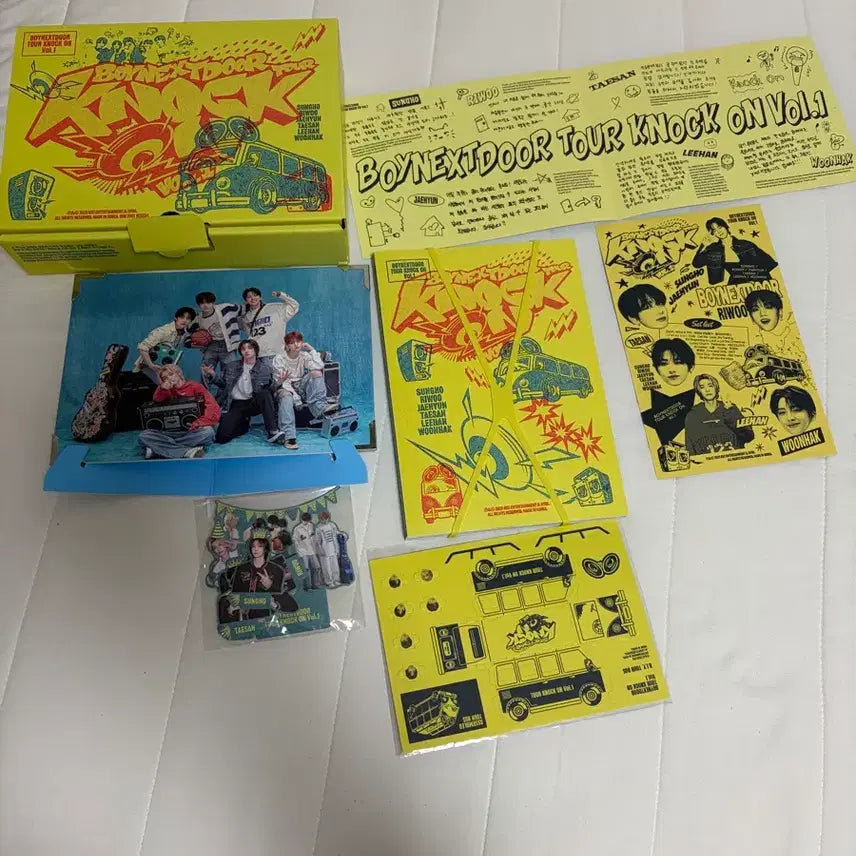 [BUNJANG] BOYNEXTDOOR Knock on Vol.1 Concert Goods / 보이넥스트도어 Knock on vol.1 콘서트 굿즈