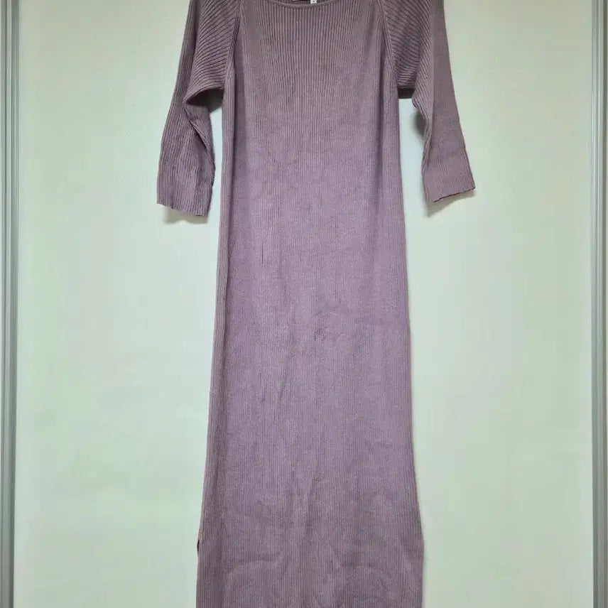 [BUNJANG] Mercuryduo Lavender Knit Long Dress / 머큐리듀오 라벤더 니트 롱 원피스