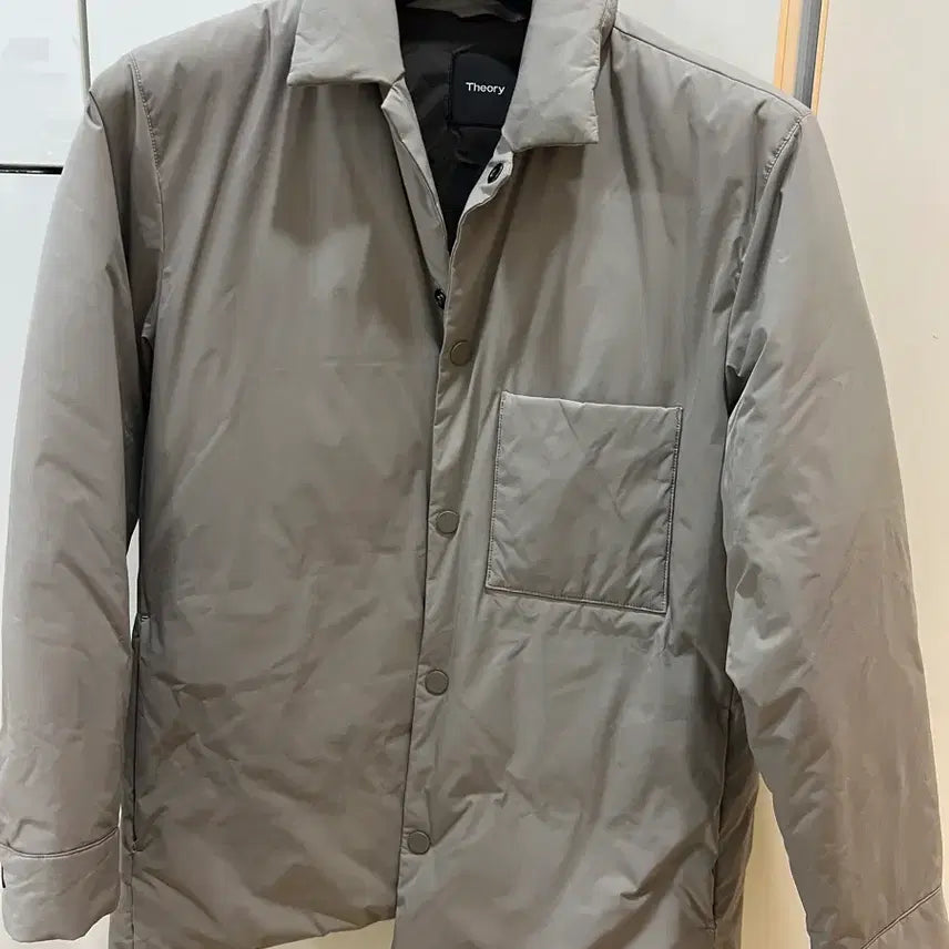 [BUNJANG] Theory Beige Duck Down Padded Jacket (L) / 띠어리 베이지패딩 L