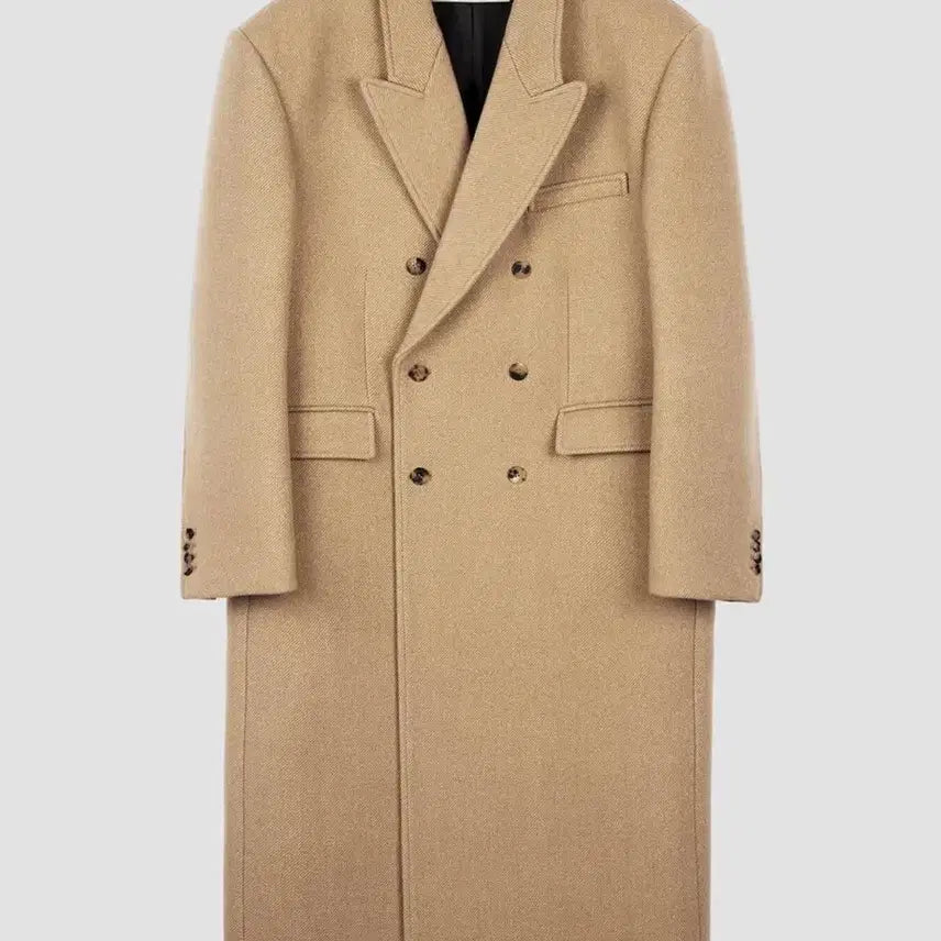 [BUNJANG] RECTO Robert Felt Double Coat Beige / 렉토 로버펠트 더블 코트 베이지