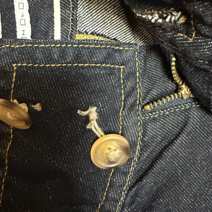 [BUNJANG] Sculptor Union Jack Denim Indigo Jeans / 스컬프터 유니온잭 데님 인디고