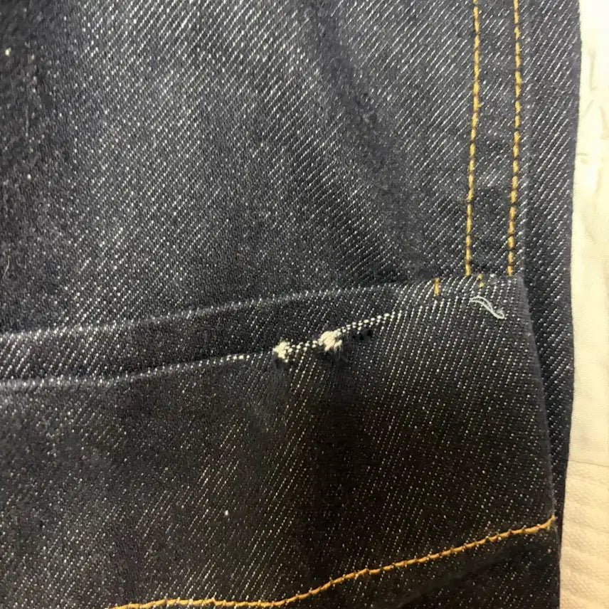 [BUNJANG] Sculptor Union Jack Denim Indigo Jeans / 스컬프터 유니온잭 데님 인디고