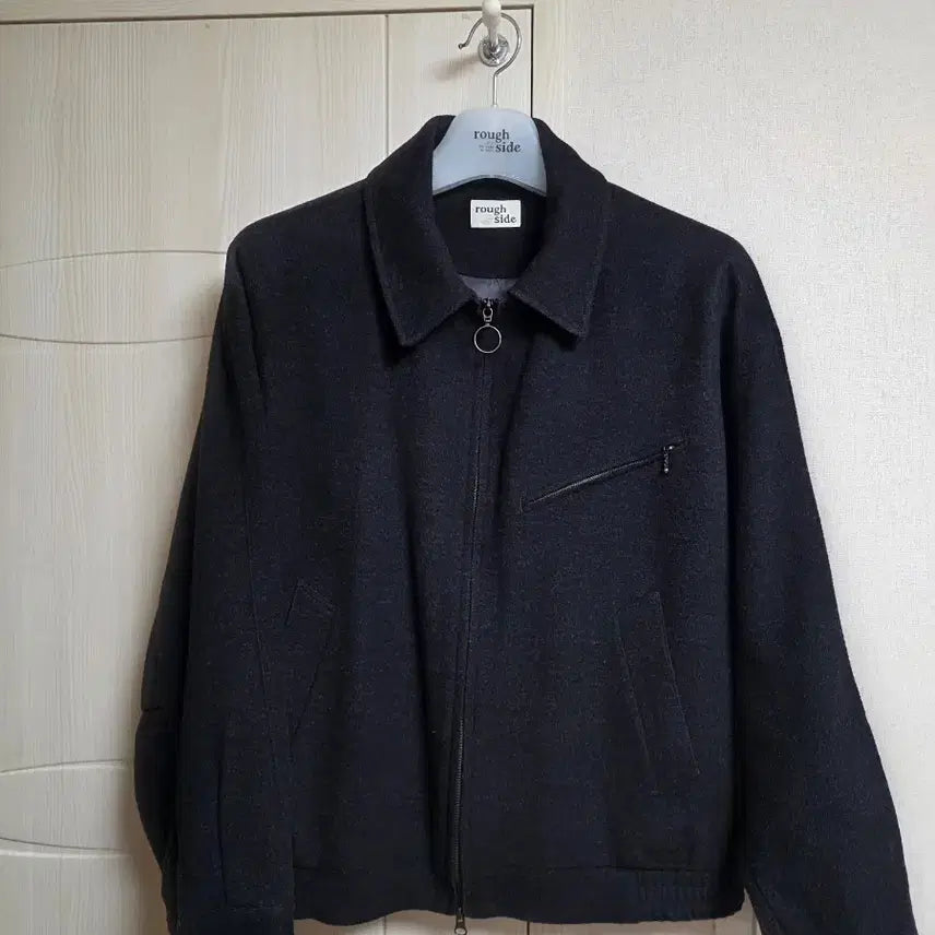 [BUNJANG] Ruffside Baker Blouson Black Jacket / 러프사이드 22fw Baker blouson Ask black 1